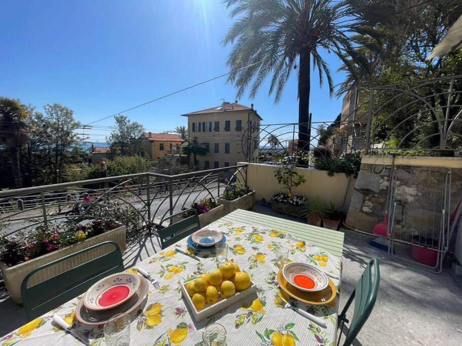 Casa Visconti, Bordighera, Vista Mare Exteriör bild